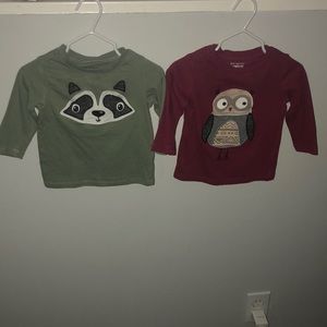 Two animal tops